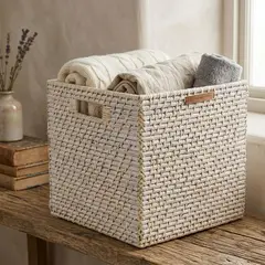 CASA CANTABRIA - Canasto de Rattán 44x36x24