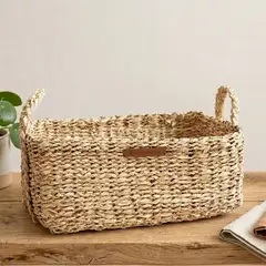 CASA CANTABRIA - Canasto Tend de Hoja de Palma 38x24x15cm