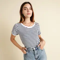 SYBILLA - Polo Manga Corta Algodón Mujer