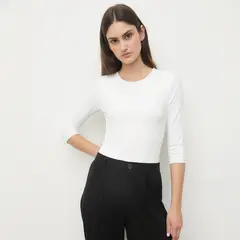 BASEMENT - Polo Manga 3/4 Mujer