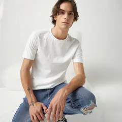 DENIMLAB - Polo Manga Corta Algodón Hombre Estilo Casual