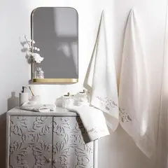 ROBERTA ALLEN - Espejo Cuadrado con Repisa 40x9x65cm