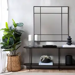 BASEMENT HOME - Espejo Cuadrado Ventana 90x90