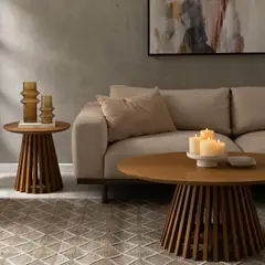 BASEMENT HOME - Mesa De Centro Adrick De Madera