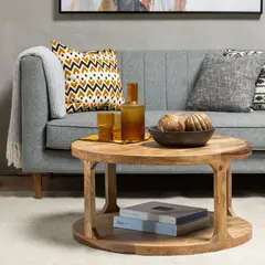 ROBERTA ALLEN - Mesa de Centro de Madera Carlo