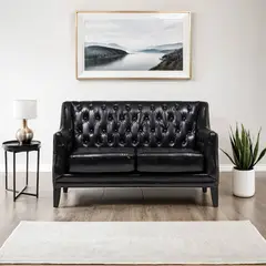 BASEMENT HOME - Sofá 2 Cuerpos Scotland Cuero Reconstituido