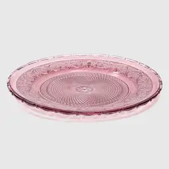 ROBERTA ALLEN - Plato de Sitio Labrado Rosa 30 Cm