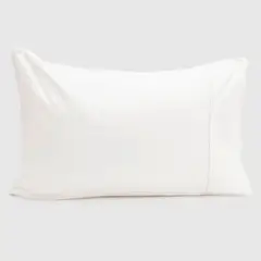 BASEMENT HOME - Set X2 Fundas De Almohada Lisas 100% Algodón.