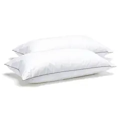 DROM - Pack x2 Almohada de Microfibra Siliconada Estándar 50x90cm
