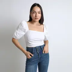 ELLE - Jean Skinny Tiro Alto Mujer