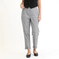 SYBILLA - Pantalón Mom Fit Tiro Alto Mujer