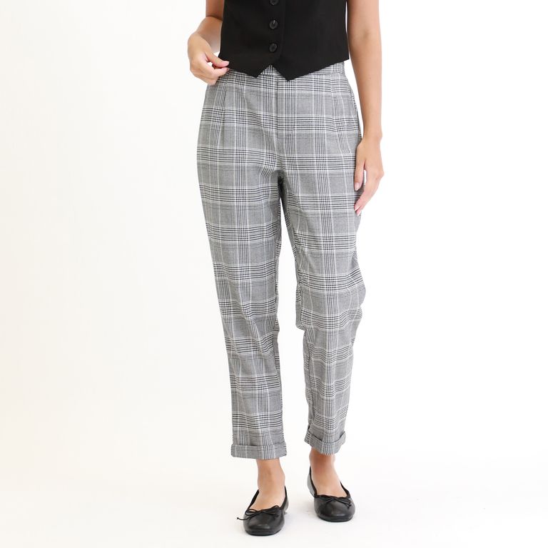 Pantalón Mom Fit Tiro Alto Mujer