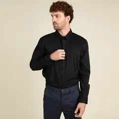 BASEMENT - Camisa Manga Larga Hombre