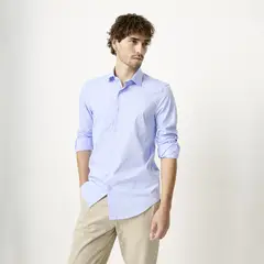 BASEMENT - Camisa Manga Larga Hombre