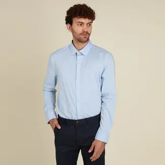 BASEMENT - Camisa Manga Larga Hombre