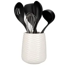 KITCHENAID - Set 5 Utensilios con Vajilla de Cerámica