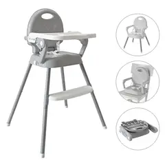 YAMP - Silla De Comer Bebé Plegable 3 En 1
