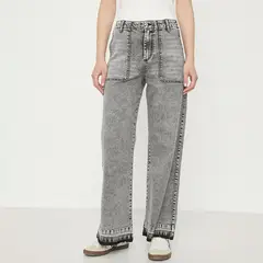 UNIVERSITY CLUB - Jean Wide Mujer