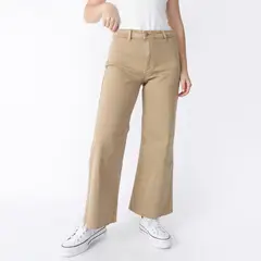 UNIVERSITY CLUB - Jean Wide Leg Tiro Alto Mujer