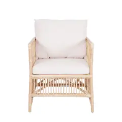 BASEMENT HOME - Sofá De Terraza Indonesia 1 Cuerpo De Rattán