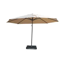 BASEMENT HOME - Sombrilla Plegable Roma 3.48m con Base