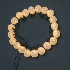 MICA - Luces para Árbol 20 Esferas Blancas