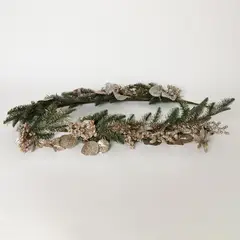 MICA - Guirnalda Pines Plateado 150Cm