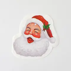 MICA - 20 Servilletas navideñas forma papa noel