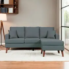 MICA - Seccional Houdini 4 Cuerpos Intercambiable con Cojines y Puerto USB