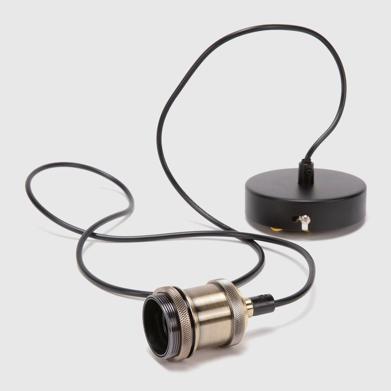 Lámpara Colgante Soquete Metalico