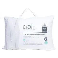 DROM - Almohada Premier Antiácaros 50X70Cm Microfibra
