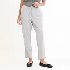 SYBILLA - Pantalón Mom Fit Tiro Alto Mujer