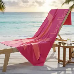 BENETTON - Toalla de Playa Midi 100% Algodón 80x160cm