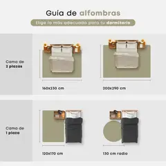 MICA - Alfombra Redonda Release Crema 160cm