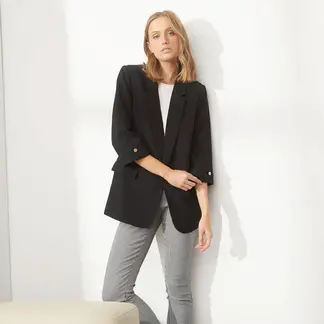 BASEMENT - Blazer Recto Mujer