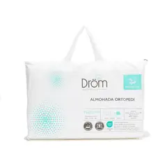DROM - Almohada Viscoelástica Cervical Ortopedi Estándar 35x53cm