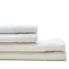 ROBERTA ALLEN - Set x2 Toallas Visita Encaje 100% Algodón