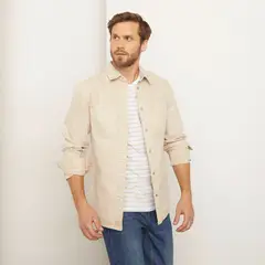 BASEMENT - Sobrecamisa 100% Algodón Hombre