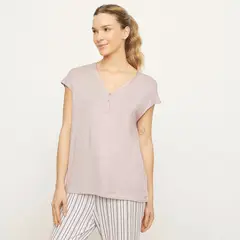 UNIVERSITY CLUB - Camisa De Dormir Manga Corta Mujer