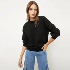 SYBILLA - Polera Manga Larga Algodón Mujer