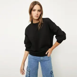 SYBILLA - Polera Manga Larga Algodón Mujer