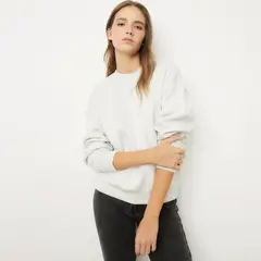 SYBILLA - Polera Manga Larga Algodón Mujer