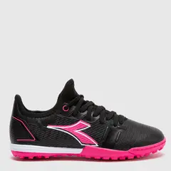 DIADORA - Zapatillas Niño Negras/Rosado Deportivas