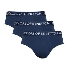 BENETTON - Pack 3 Calzoncillo Algodón Hombre
