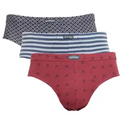 NEWPORT - Pack 3 Calzoncillo 100% Algodón Hombre