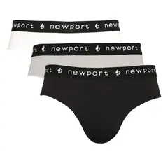 NEWPORT - Pack 3 Calzoncillo 100% Algodón Hombre