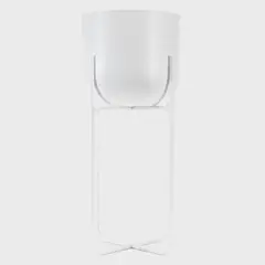 BASEMENT HOME - Maceta Pedestal Blanca 61x29cm
