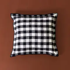 BASEMENT HOME - Cojín Bm Vichy Negro 45 X 45 Cm