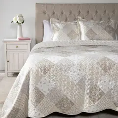 ROBERTA ALLEN - Cubrecama Patch Con Sherpa