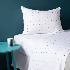 BENETTON - Juego De Sábanas Estampadas 100% Algodón 180 Hilos